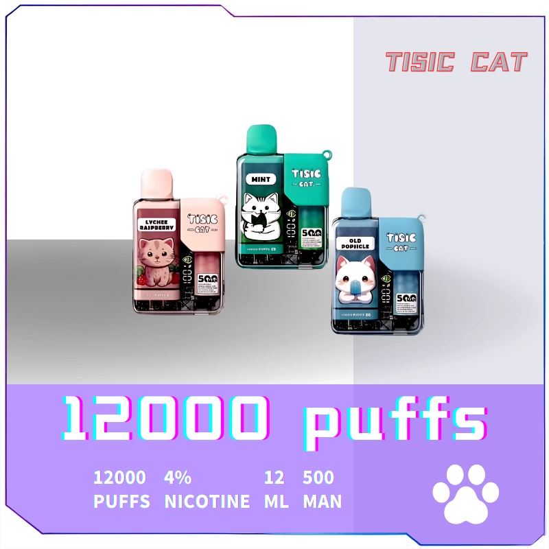 TISIC貓12000口電子菸 黑騎士系列現貨|大容量長效續航,一次性便捷體驗! - Image 4