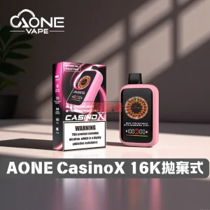 AONE VAPE – CasinoX 賭場一次性電子煙｜16000口／8000口｜650mAh｜RGB互動轉盤