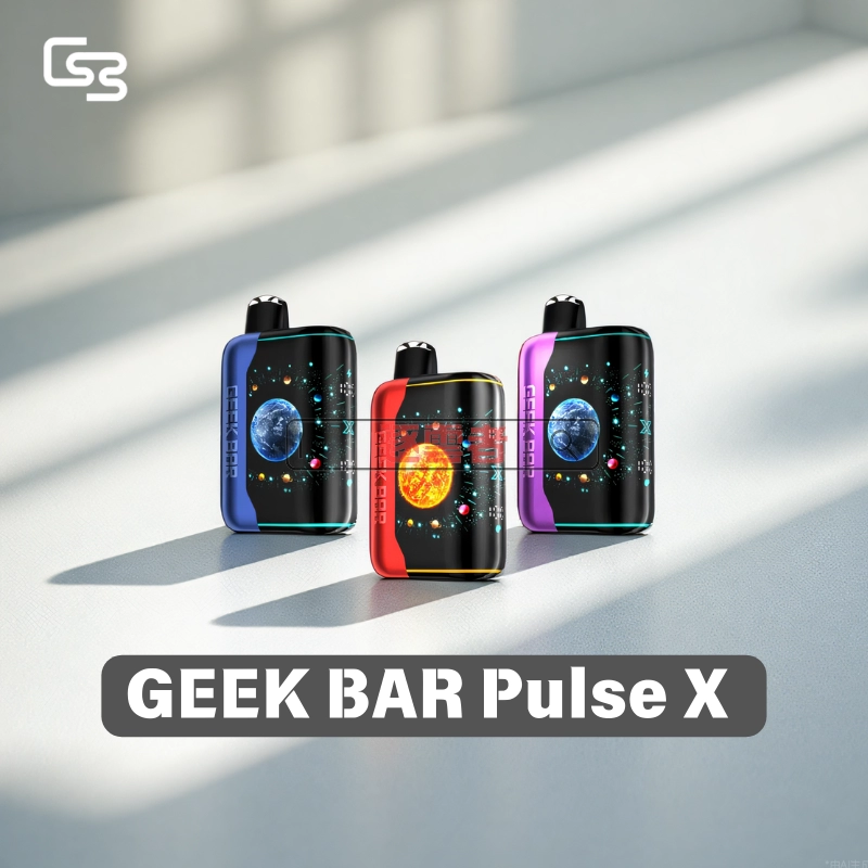 GEEK BAR Pulse X 25000 一次性電子煙|3D 曲面螢幕|雙模式 18mL|Type‑C 快充
