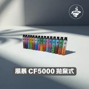 VAPOR STORM – 風暴 CF5000 拋棄式電子煙 – 5000 口與 15 種口味